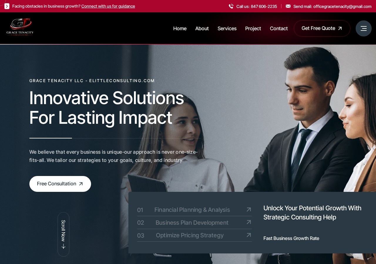 Grace Tenacity — konsalting sajt
