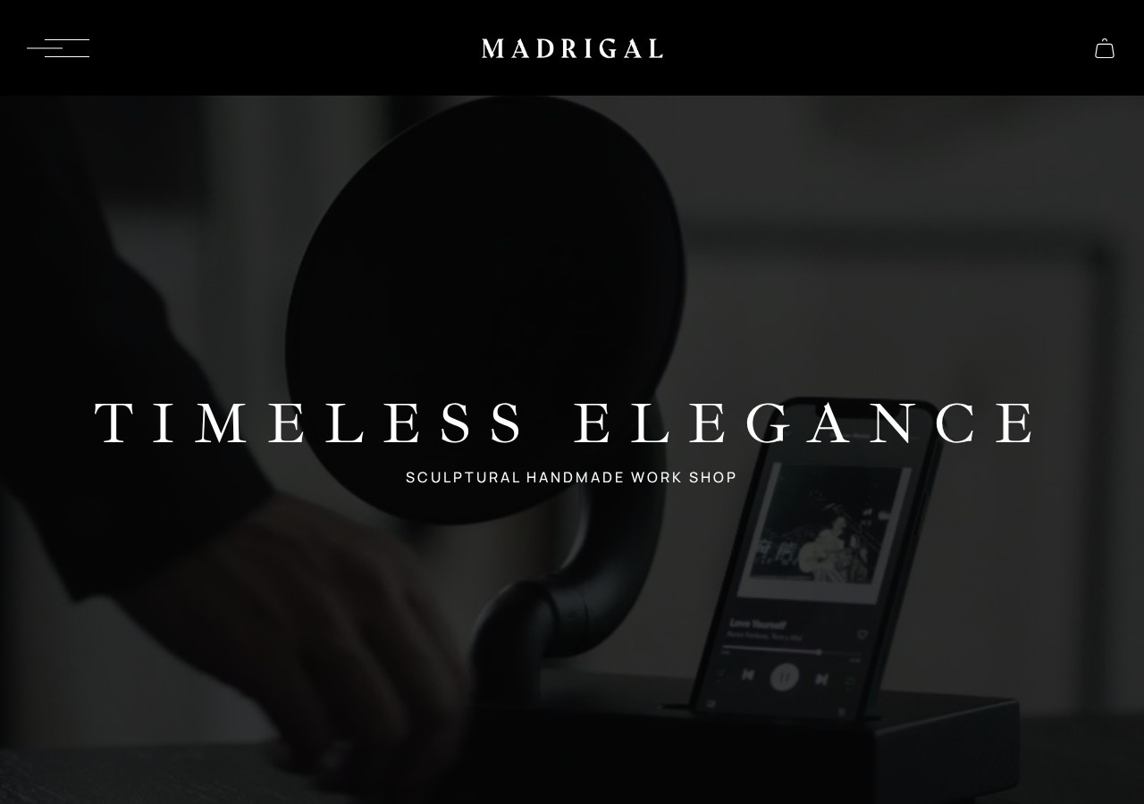 Madrigal Shop — web shop dizajn